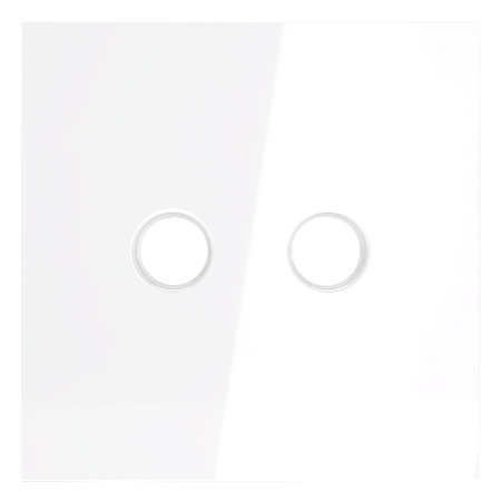 Накладка для розетки телевизионной оконечной TV+SAT Voltum S70 (белый глянцевый) VLS001601