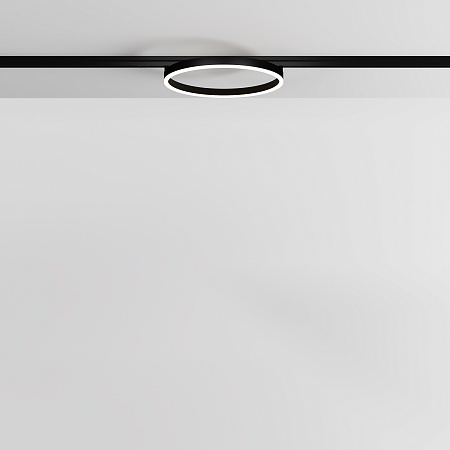 Трековый магнитный светодиодный светильник Maytoni Exility Rim TR227-2-24W3K-B