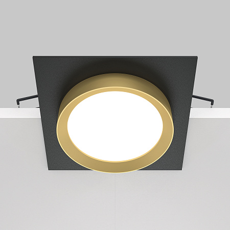 Светильник встраиваемый Maytoni Hoop DL086-GX53-SQ-BG