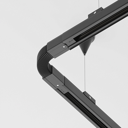 Коннектор гибкий для трехфазного шинопровода Maytoni Trinity TRA005CF-31B