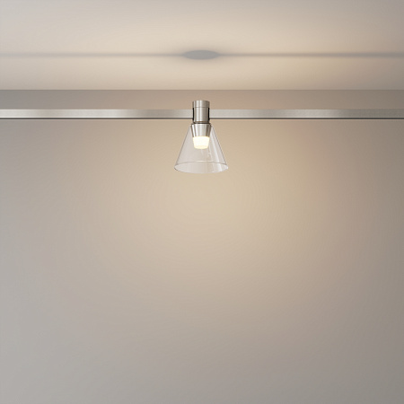 Трековый магнитный светодиодный светильник Maytoni Flarity Bianca TR147-1-3W3K-PT