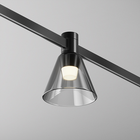 Трековый магнитный светодиодный светильник  Maytoni Flarity Bianca TR147-1-3W3K-B