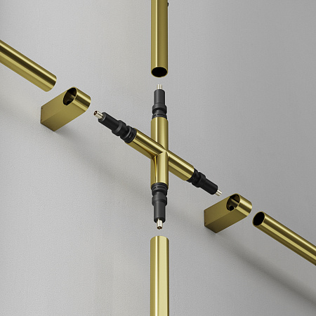 Коннектор X образный для штанговой системы Maytoni Axity CA008TX-BS