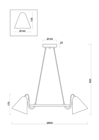 Люстра подвесная Freya Falke Market FR8001PL-05WG Люстра подвесная Freya Falke Market FR8001PL-05WG