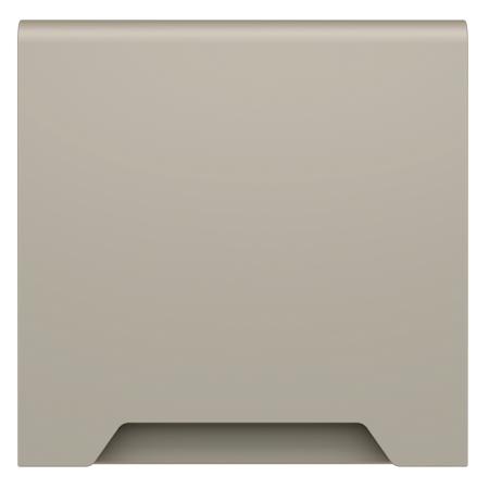 Накладка для розетки с заземлением, защитными шторками и крышкой Voltum S70 (кашемир) VLS000803