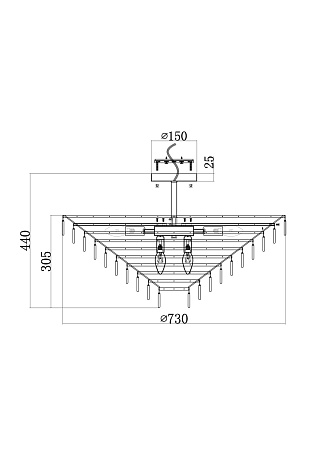 Хрустальная люстра Maytoni Mazzo MOD130CL-14G