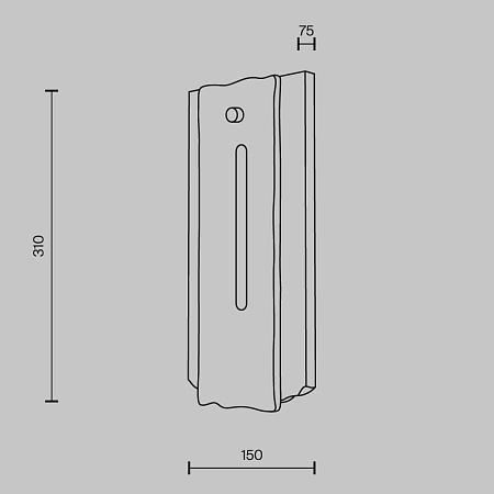 Светильник настенный светодиодный Maytoni Ventana MOD523WL-L15BG3K