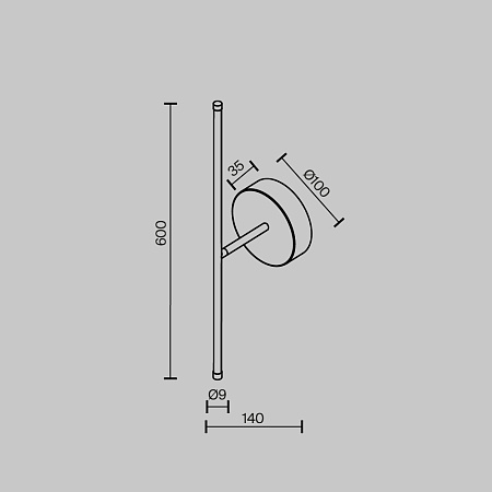 Настенный светильник Maytoni Elegant C084WL-L7BS2.7K