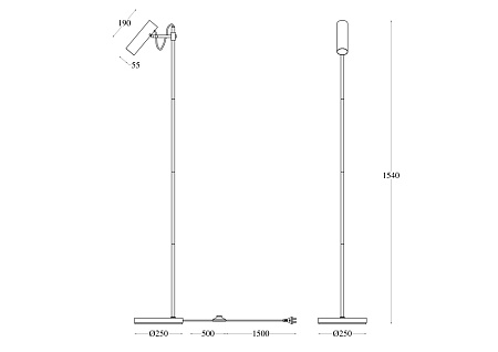 Торшер Maytoni Bansky MOD129FL-01B