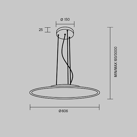 Светильник подвесной Maytoni Industria MOD471PL-L57WK