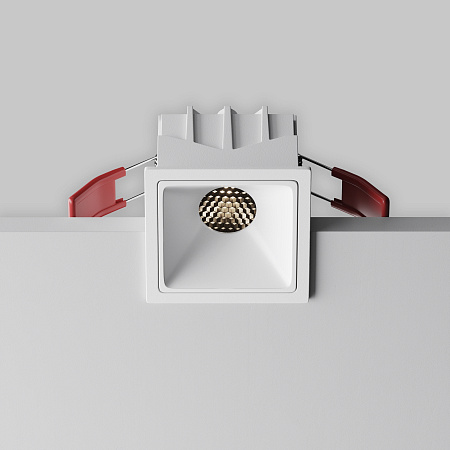 Светильник встраиваемый светодиодный Maytoni Alfa LED DL043-01-10W4K-SQ-W-1