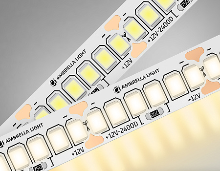 Светодиодная лента GS1501 2835 240Led 19.2W 12V IP20 3000K GS GS1501