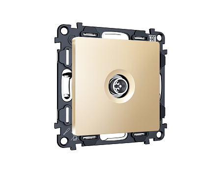 Комплект механизма TV розетки оконечной экранированной 5-1000MHz 3dB Ambrella Volt Alfa MA613005