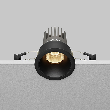 Светильник встраиваемый светодиодный Maytoni Dip DL123-10W-3K-B Светильник встраиваемый светодиодный Maytoni Dip DL123-10W-3K-B