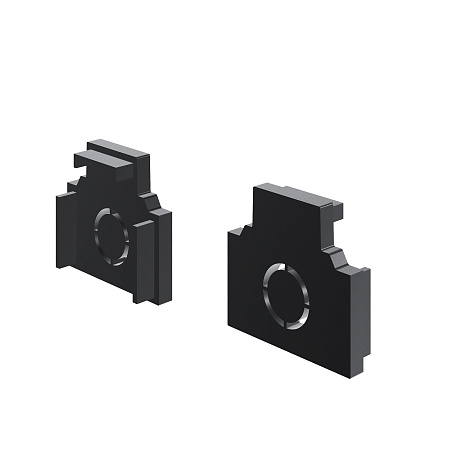 Заглушки для встраиваемого низкопрофильного шинопровода 2шт. Maytoni Exility TRAM034EC-42B