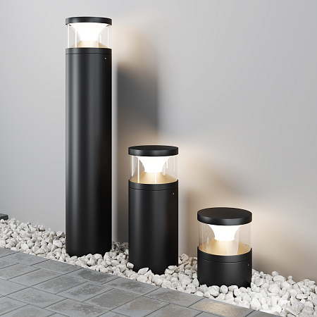 Уличный ландшафтный светодиодный светильник Maytoni Pyro O496FL-L21B3K1