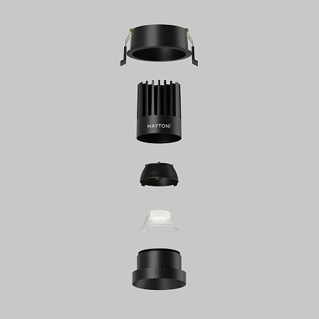 Светильник встраиваемый светодиодный Maytoni Dip DL117-15W-4K-B Светильник встраиваемый светодиодный Maytoni Dip DL117-15W-4K-B