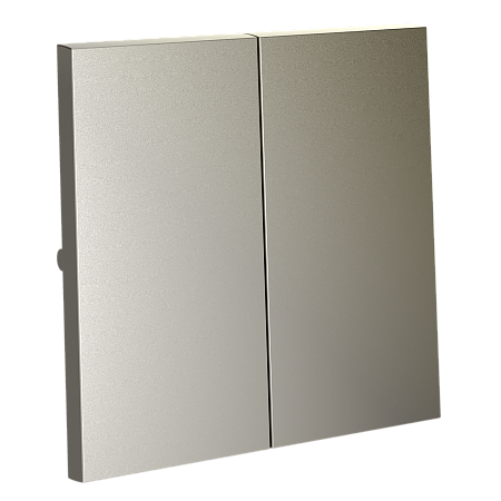 Клавиши для выключателя/переключателя двухклавишного Voltum S70 (шелк) VLS000304 Клавиши для выключателя/переключателя двухклавишного Voltum S70 (шелк) VLS000304