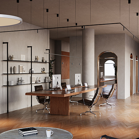 Трековый штанговый светильник Maytoni Axity Focus LED C103CL-5W3-6K-B