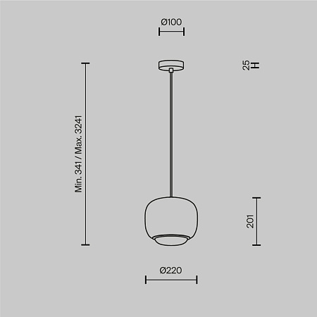 Подвесной светильник Maytoni Brio MOD466PL-L12B3K Подвесной светильник Maytoni Brio MOD466PL-L12B3K
