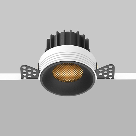 Светильник встраиваемый светодиодный Maytoni Round DL058-12W2.7K-TRS-B