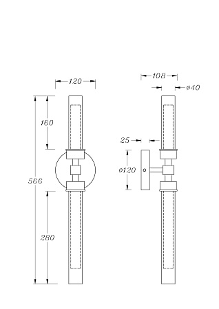 Бра Maytoni Stelo MOD116WL-L7B3K