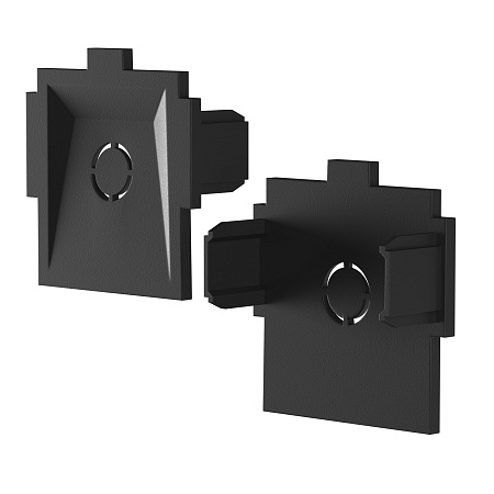 Комплект заглушек к встраиваемому шинопроводу Maytoni Radity 2шт TRA084EC-12B Комплект заглушек к встраиваемому шинопроводу Maytoni Radity 2шт TRA084EC-12B