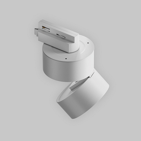 Трековый светильник для однофазного шинопровода Maytoni Unity Onda TR007-1-12W4K-W