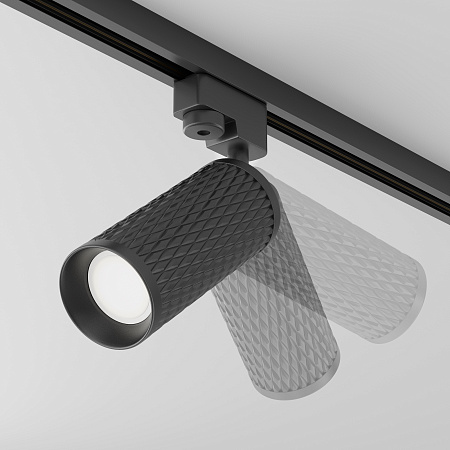 Трековый светильник для однофазного шинопровода Maytoni Unity Focus Design TR011-1-GU10-B