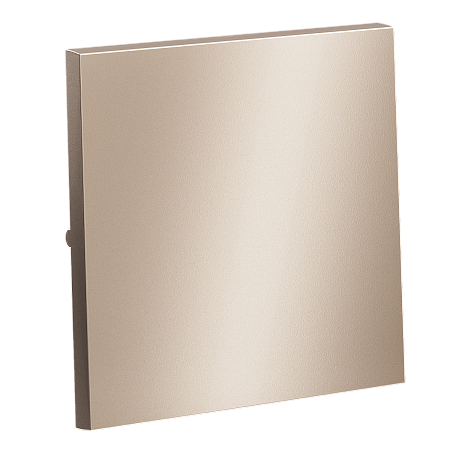 Клавиша для выключателя/переключателя одноклавишного Voltum S70 METAL (платина) VLSM000110