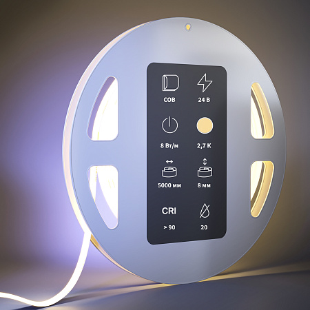 Светодиодная лента Maytoni 8Вт/м 2700К 24V IP20 Ultra 201070