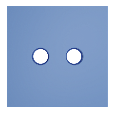 Накладка для розетки телевизионной оконечной TV+SAT Voltum S70 (деним) VLS001615