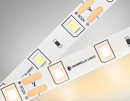 Светодиодная лента GS1001 2835 60Led 4.8W 12V IP20 3000K GS GS1001