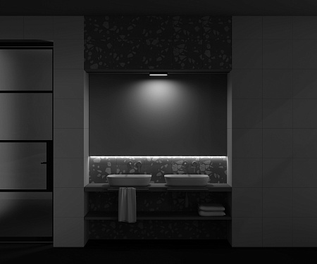 Трековый магнитный однофазный светодиодный светильник Maytoni Radity TR080-1-12W3K-B