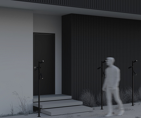 Уличный ландшафтный светодиодный светильник Maytoni Torq O494FL-L30B3K