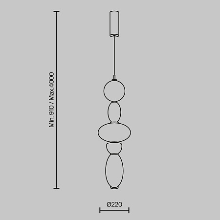Светильник подвесной светодиодный Maytoni Adore MOD297PL-L24BS3K1 Светильник подвесной светодиодный Maytoni Adore MOD297PL-L24BS3K1