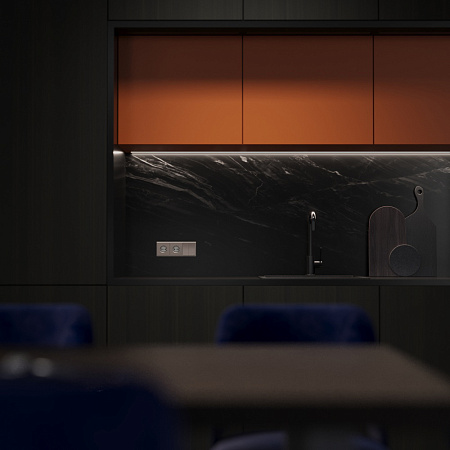 Клавиши для выключателя/переключателя двухклавишного Voltum S70 METAL (платина) VLSM000310