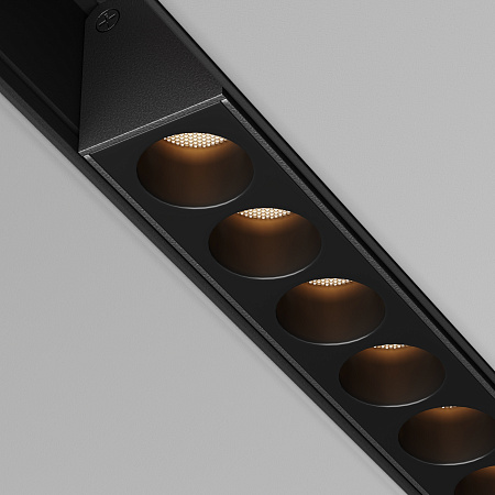 Трековый однофазный магнитный светодиодный светильник Maytoni Exility Points TR031-2-6W3K-B