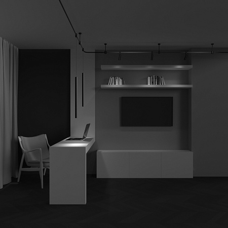 Трековый магнитный светодиодный светильник Maytoni Flarity Focus Led TR156-1-5W4K-B