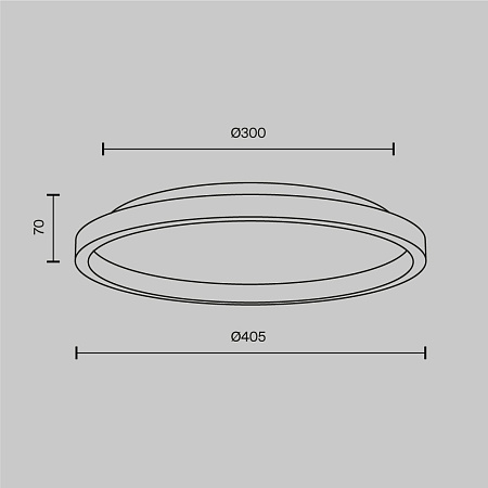 Светильник потолочный светодиодный Maytoni Orign MOD311CL-L27B3K Светильник потолочный светодиодный Maytoni Orign MOD311CL-L27B3K