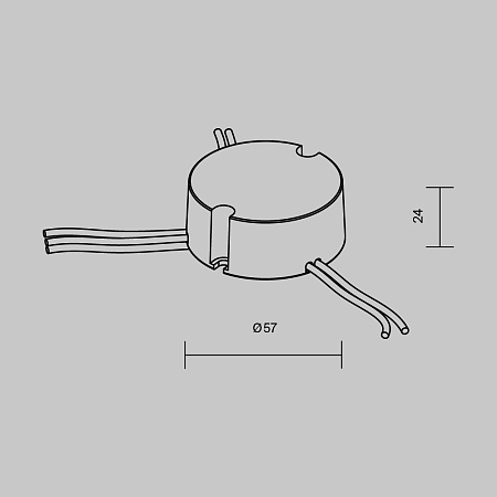 Источник тока (драйвер) 15Вт 10-42В Maytoni Dali Lighting control 721026