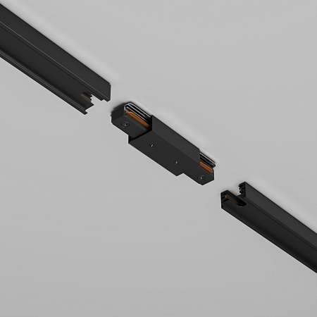 Коннектор питания прямой с вводом питания Maytoni Unity TRA001CB-11B