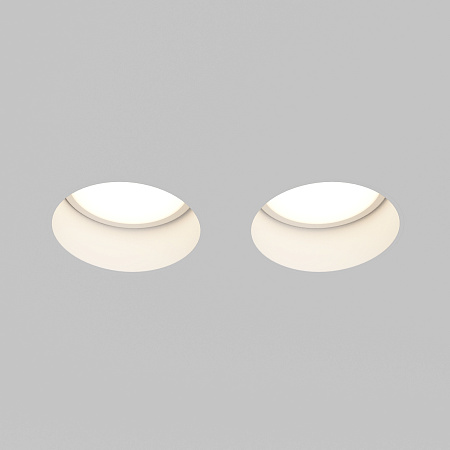 Встраиваемый светильник Maytoni Gyps Modern DL123-GU10-02-W